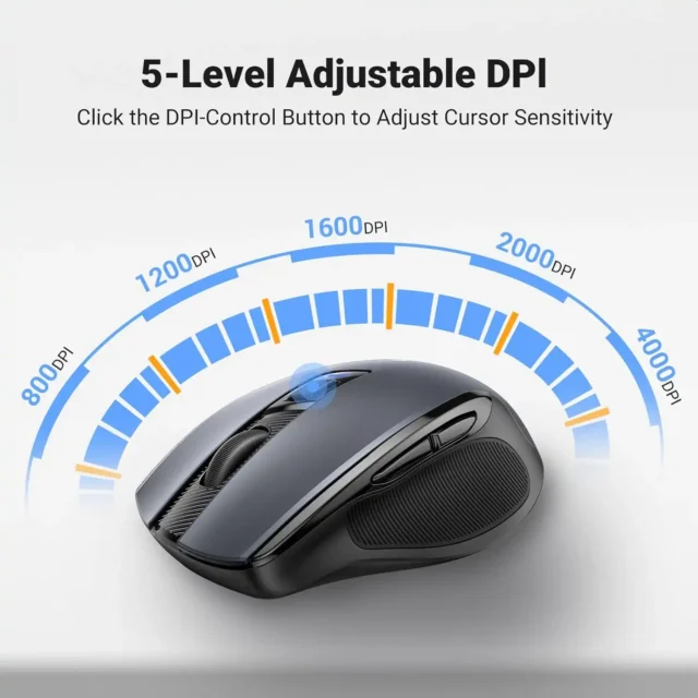ماوس بی سیم یوگرین UGREEN Wireless Mouse 2.4G MU006  - Image 7