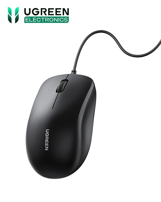 ماوس سیمی یوگرین Ugreen Wired Mouse Black MU007