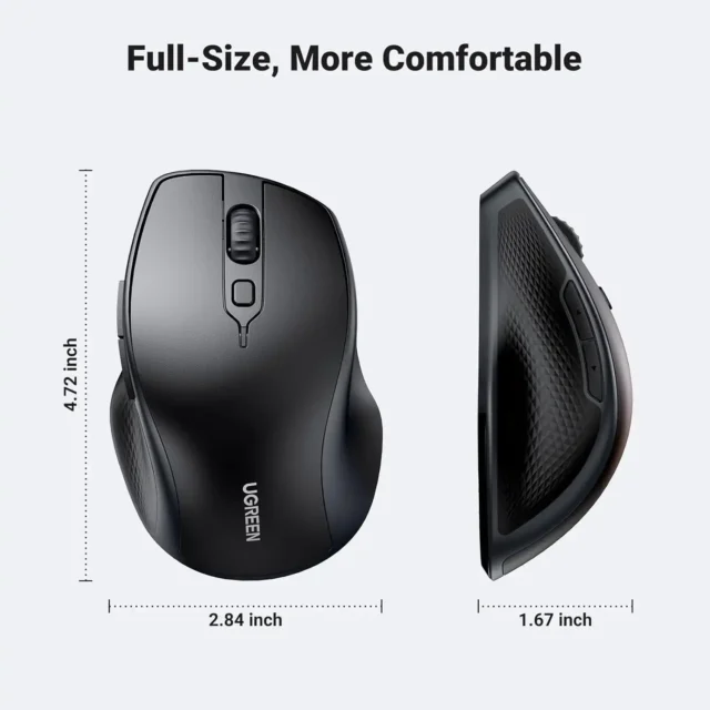 ماوس بی سیم یوگرین UGREEN Wireless Mouse 2.4G UM101 - Image 3
