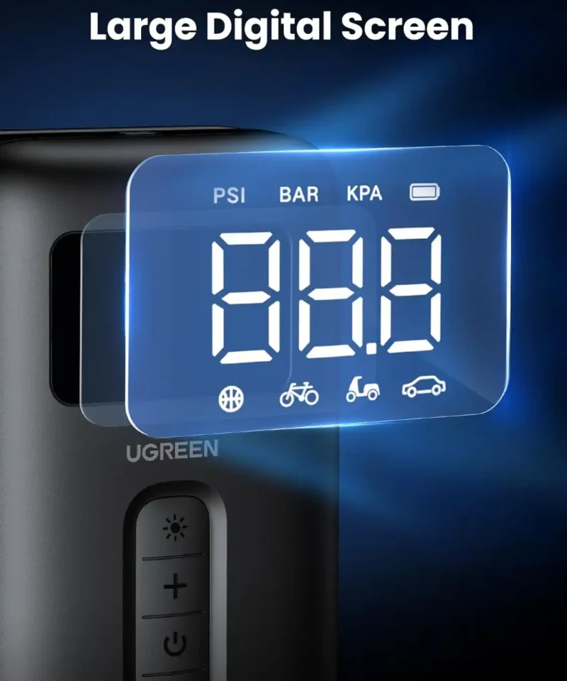 پمپ باد یوگرین UGREEN Portable Electric Air Pump 150PSI CD259 11 CD259 3