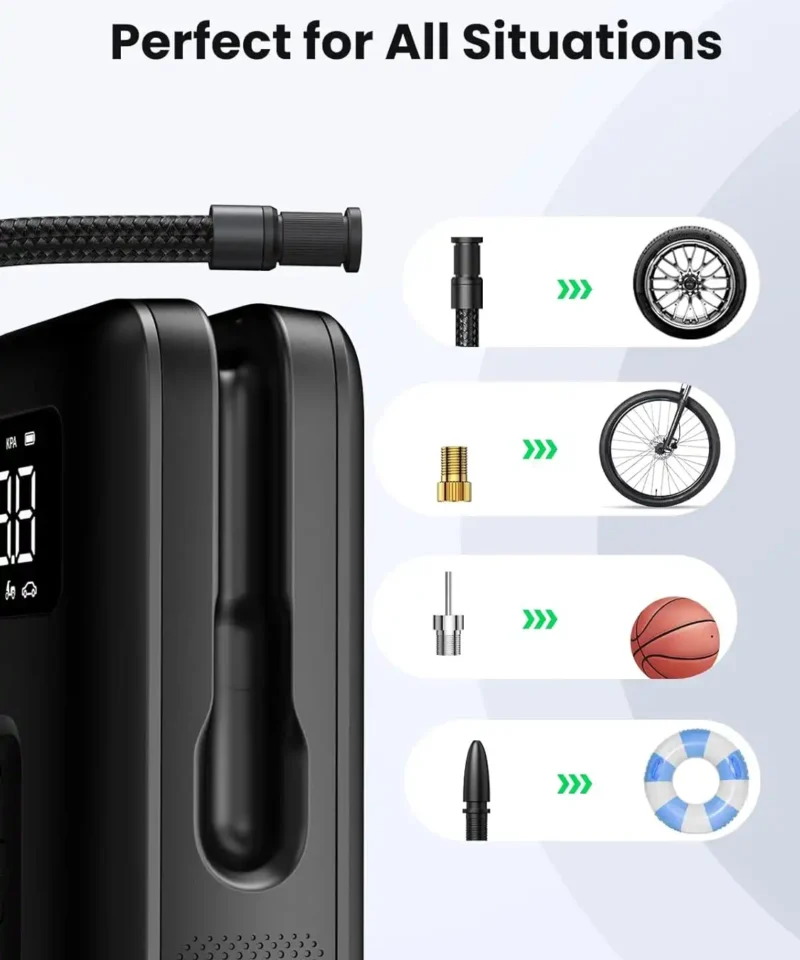 پمپ باد یوگرین UGREEN Portable Electric Air Pump 150PSI CD259 12 CD259 4