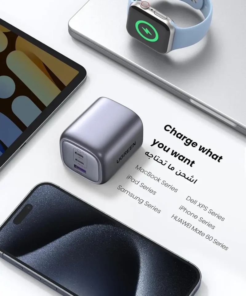 شارژر 65 وات یوگرین UGREEN USB C Charger Nexode 65W CD306 15 CD306 9