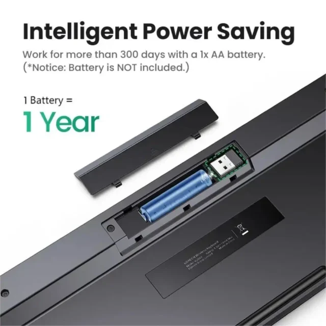 کیبورد بی سیم یوگرین Ugreen Wireless Keyboard KU004 - Image 4