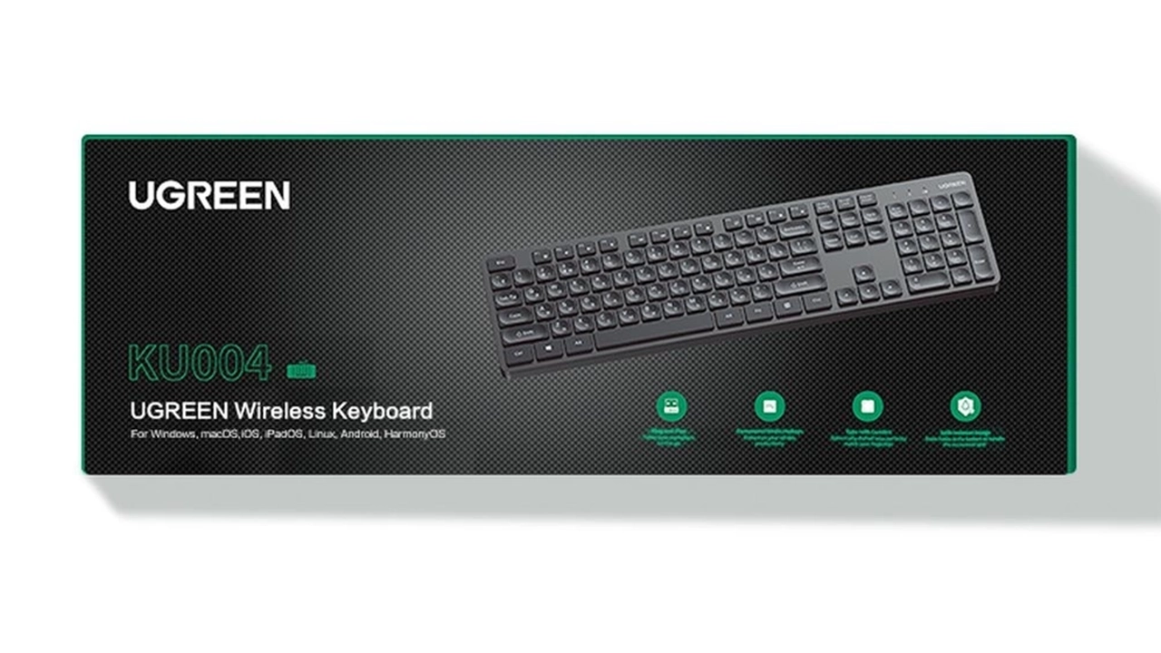 کیبورد بی سیم یوگرین Ugreen Wireless Keyboard KU004