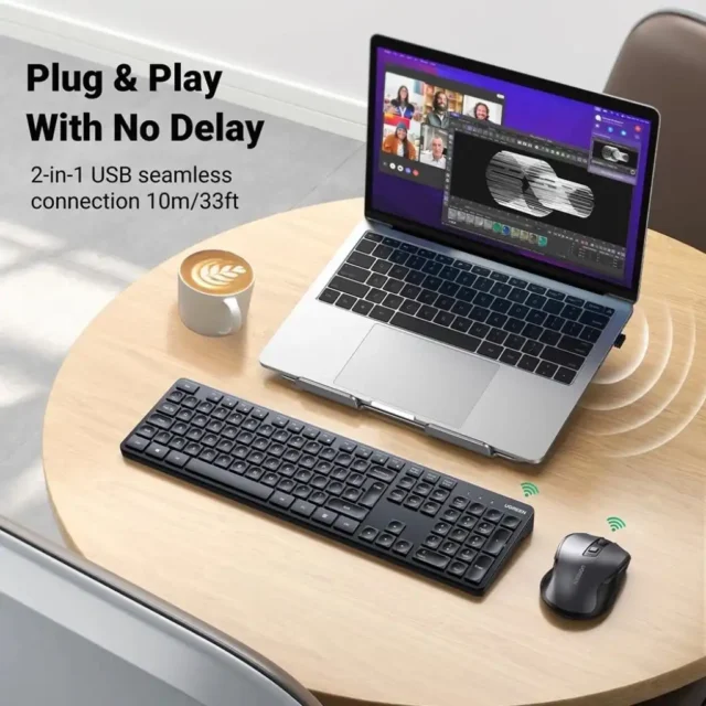 کیبورد بی سیم یوگرین Ugreen Wireless Keyboard KU004 - Image 8