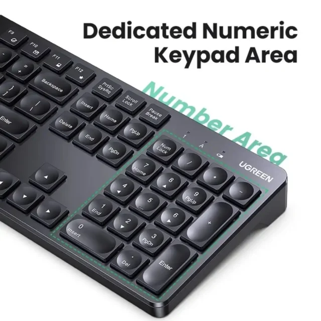 کیبورد بی سیم یوگرین Ugreen Wireless Keyboard KU004 - Image 7